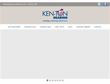 Tablet Screenshot of kentonhearing.com